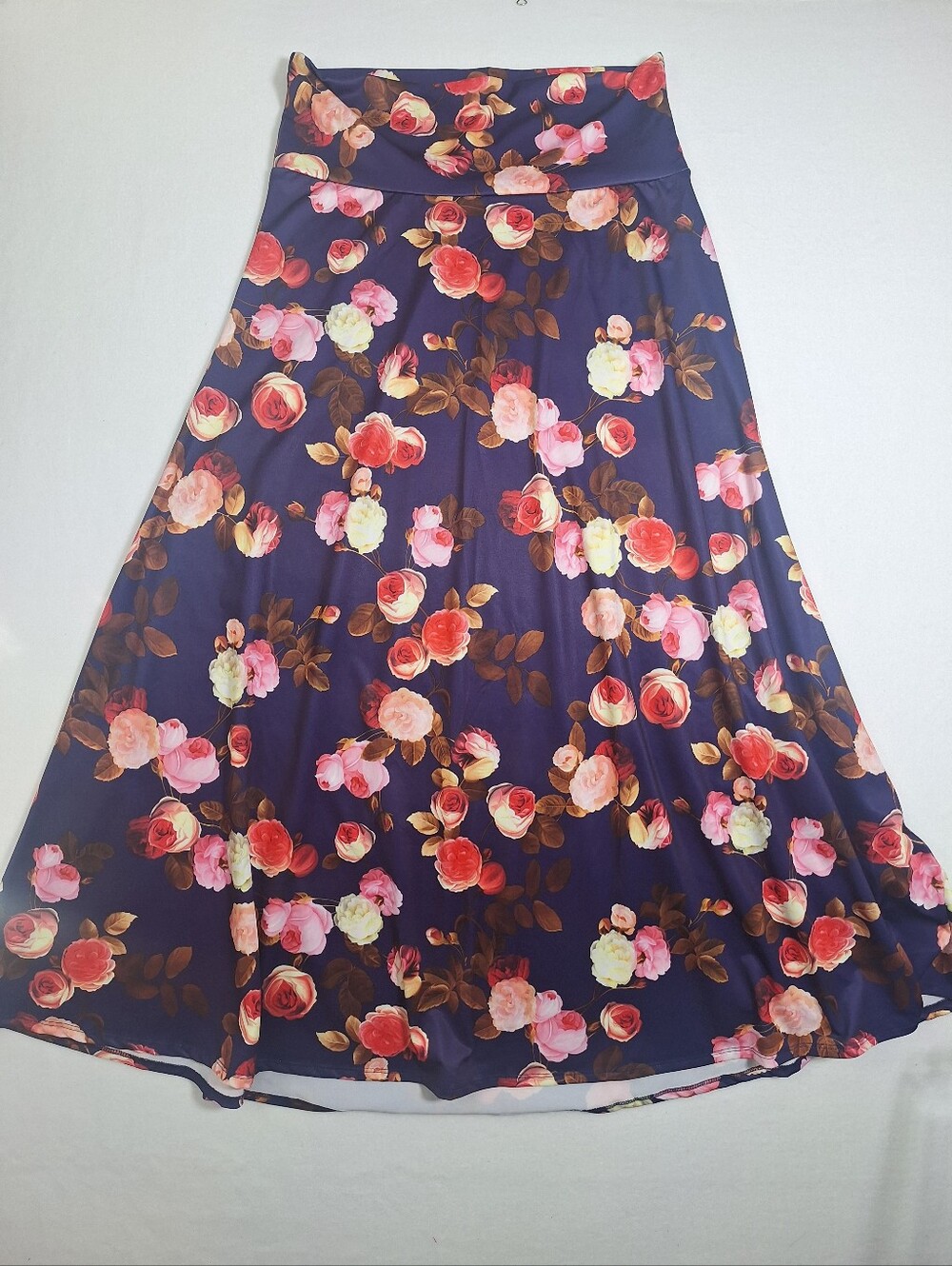 Lula Roe Floral Maxi Skirt - Picture 2 of 5